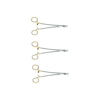 Juego de Instrumentos Quirúrgicos de Acero Inoxidable Ryder de 18 cm, Pinzas Cruzadas Dentadas TC, Venta al por Mayor B2B, Manual Profesional - Product Image 1