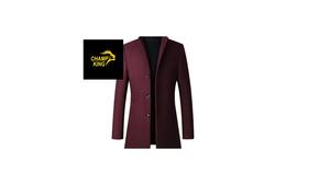 Veste en laine épaisse faite à la main, boutonnée sur le devant, vêtement d'extérieur d'hiver, chaude et durable, fabriquée par la marque Champ king au Pakistan - Product Image 5