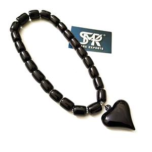 Collar de Cuentas de Resina Multicolor Hecho a Mano de Moda con Colgante de Corazón Modelo Estilo Ángel Joyería de Moda para Mujer - Product Image 6