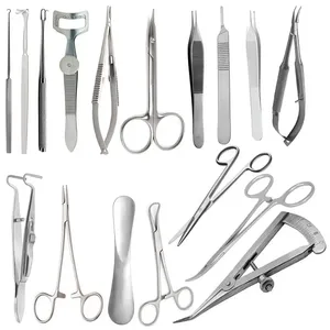 Juego de Instrumentos SureMed de Punta Fina Color Dorado para Blefaroplastia y Cirugía de Párpados con Certificación CE - Product Image 1