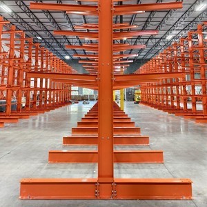 Estante voladizo vertical de longitud personalizada hecho de acero de Venta caliente de BHD Vietnam para gestión de existencias de almacén - Product Image 4