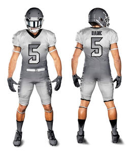 Acolchado protector con uniforme de fútbol americano de Nuevo diseño crítico elaborado para una seguridad confiable Camiseta de fútbol americano - Product Image 2