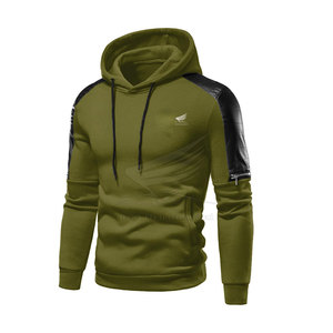 Meilleur prix – Nouvelle arrivée : Survêtement décontracté en coton à capuche pour homme – Léger, respirant, de haute qualité, couleur unie – Idéal pour l'hiver et le streetwear - Product Image 4