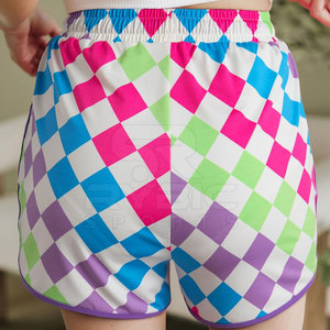 Custom Design Vibrant Color Women Printing Shorts Women <b>Hip</b> Hop Urban Street Fashion Sweat Shorts Summer Collection - Product Image 3