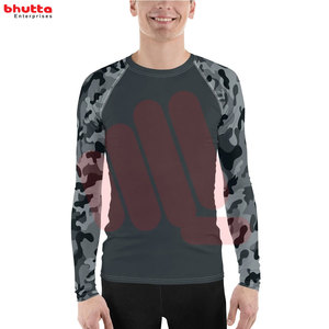 Rashguard unisexe à manches longues de qualité supérieure, personnalisé, écologique, 100% polyester, confortable, imprimé numériquement, 280g, BHUTTA ENTERPRISES - Product Image 3