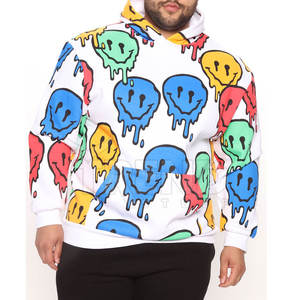 Pull à capuche en molleton de coton de haute qualité pour hommes personnalisé propre logo poche de créateur motif solide hiver XS taille tissu français - Product Image 2