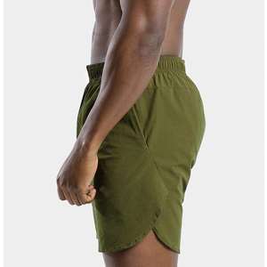 ผ้าลูกฟูกแบบสั้นสำหรับผู้ชายผ้าลูกฟูกแบบแห้งเร็วสไตล์วินเทจสำหรับเล่นกีฬาวิ่ง - Product Image 5