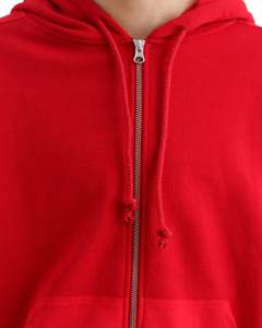 <b>Mens</b> Classic <b>Red</b> Fleece Zip Up Hoodie Winter Casual Hooded <b>Sweatshirt</b> With Front Pocket Streetwear For <b>Men</b> Premium Quality - Product Image 5
