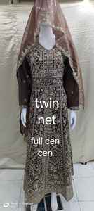 Robe de mariage ethnique pakistanaise pour adultes Costume d'été lourd Dupatta Twin Net Party Wear Ladies Choli Saree Indian - Product Image 3