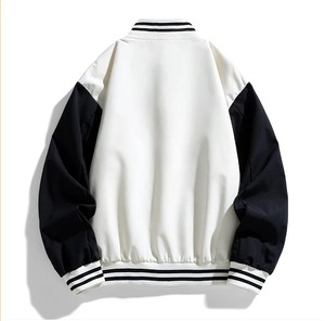 Blouson aviateur vintage style université Letterman pour hommes veste universitaire personnalisée OEM avec broderie chenille - Product Image 6