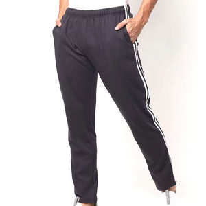 Pantalon de survêtement décontracté pour homme, coupe slim, poids moyen, séchage rapide, taille haute avec logo personnalisable - Product Image 1