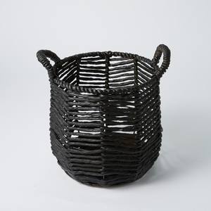 Contenedores de almacenamiento sostenibles tejidos a mano, cestas de jacinto de agua, cestas artesanales. - Product Image 2