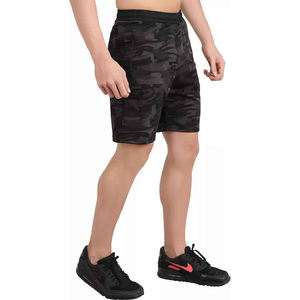 Pantalones cortos de baloncesto de verano para hombre de alta calidad con bolsillo lateral Pantalones de estilos sólidos teñidos lisos ecológicos - Product Image 1