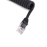 Kabel Ethernet RJ45 RJ48 RJ50 Jaringan LAN Cat5 Cat5e Cat6 Cat6e Cat 5 6 7 8, Kabel Spiral, Kabel Gulung, Kabel Keriting