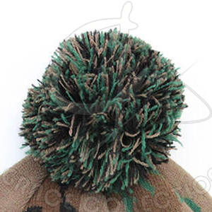 Bonnets confortables pour hommes les plus vendus Bonnets d'hiver à rayures de couleur avec logo personnalisé - Product Image 2