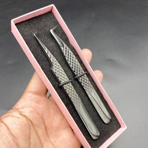 แหนบขนตาปลอมแบบมีด้ามจับทรงเพชรทำจากสเตนเลสสตีล90องศาทนทาน - Product Image 1