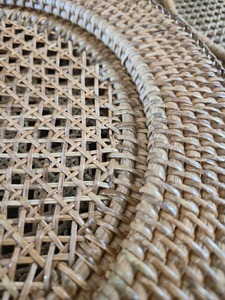 Bandeja de Conchas Marinas de Ratán Tejida a Mano de Lujo, Vajilla Artesanal, Decoración Navideña para el Hogar, Pieza Decorativa - Product Image 4