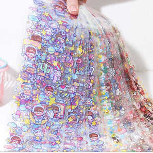 Mucha vibra kawaii! Adhesivos Decorativos de Fieltro Impermeables con Dibujos Animados y Mascotas para Decoración del Hogar - Product Image 5