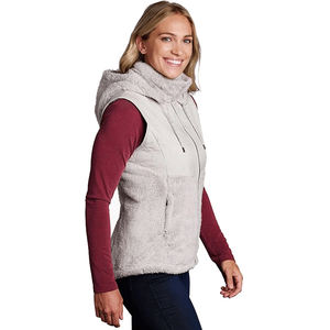 Chaleco acolchado Fabricante de ropa personalizada Crop Warm Winter Ligero Acolchado Invierno Chaleco a prueba de viento Gilet Mujeres Chalecos acolchados - Product Image 2