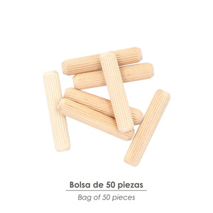 Tasselli in Legno 8x40 mm (Confezione da 50 Pezzi) - Product Image 3