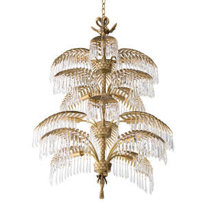 Hildebrandt XL Modern European Chandelier XL Oval Glass Iron E26/E12 <b>Bulb</b> Base Warm White Light <b>Remote</b> for Home Hotel Use - Product Image 2
