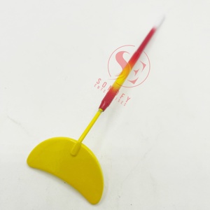 Miroir d'extension de cils en forme de cœur en demi-lune portable en acier inoxydable avec logo personnalisé rose durable; outil de maquillage pour vérifier les cils - Product Image 1