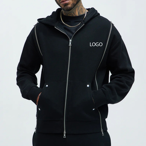 Sweat-shirts personnalisés à fermeture éclair, dernière collection de haute qualité, prix bas, meilleure collection OEM pour hommes, designs et tenues tendance 2026 - Product Image 1