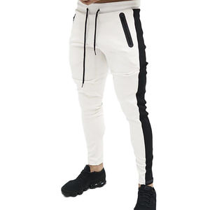 2025 Hot Selling Men Track Pants <b>Joggers</b> Sports Gym Pants Elastic Waist <b>Zip</b> <b>Pockets</b> Heavyweight Sweatpants for Men - Product Image 1