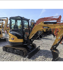 Mini-excavatrices sur chenilles SANY d'occasion de 2 tonnes, certifiées CE, avec godet, excavatrices SY26 d'occasion à vendre, matériel de chantier - Product Image 5