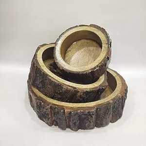 Best Price for <b>Heart</b> Shaped <b>Wooden</b> Bowl Polished and Eco-Friendly Disposable in Brown - Product Image 1