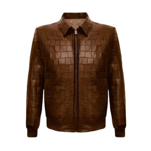 Chaqueta de cuero con cinturón para hombre profesional, venta al por mayor, tela de lona con capucha, bordado frontal, cinturón ajustable personalizado, mangas largas - Product Image 1