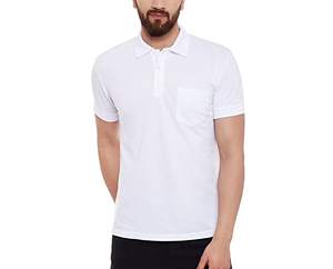 Camisa de Golf de talla grande para hombre de algodón 100%, diseño personalizado, manga corta con estampado sólido para cuello Polo, tejido de alta calidad, antibolitas - Product Image 3