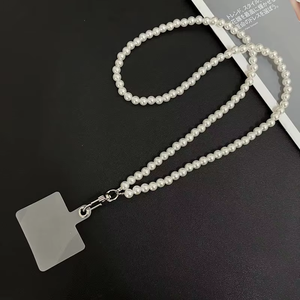 Chaîne de téléphone portable perlée universelle anti-perte, bracelet long ou court, cordon tour de cou ou bandoulière - Product Image 5