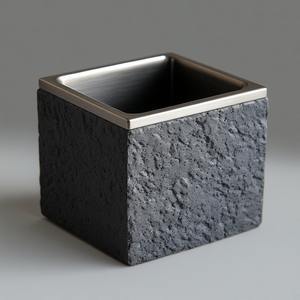 Elegante y moderno soporte para cepillos de dientes de metal diseñado para una organización impecable del baño que proporciona una forma atractiva y una estructura estable. - Product Image 2