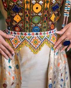 Étnico afgano Kuchi hecho a mano Tribal tradicional bordado mujeres vestido afgano tamaño largo en varios colores para la cultura Pashtun 600 - Product Image 5