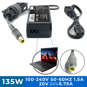 Adaptador de CA para Portátil Compatible con Lenovo Thinkpad, 20V 6.75A 135W, Cargador para Portátil de 7.9*5.5mm - Product Image 4