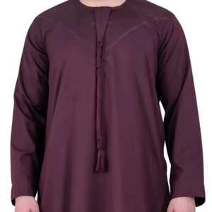 Nuevos hombres Jubba Thobe ropa islámica árabe invierno musulmán Arabia Saudita árabe Abaya Dubai túnicas largas - Product Image 3