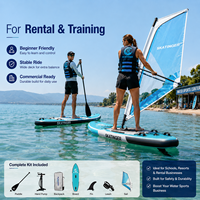 Voile de kitesurf, planche de windsurf et aile de SUP OEM pour la pratique en haute mer, fabriquées en PVC Drop Stitch