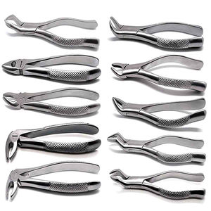 Professional Dental Surgical Extraction Forceps <b>Set</b>, Durable Stainless Steel <b>Pliers</b> needle holder Adult Teeth Removal Procedure - Product Image 2