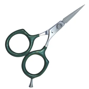 Hand Sharped Best Cuticle Cutting Scissors Extra Fine Pointed Sharp Blades Curved Small Cuticle Shears 3.5 Inches