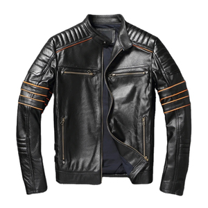 Réparations de lisière à la mode de créateur personnalisé Manteaux surdimensionnés doublés en couverture avec fermeture éclair en coton pour travaux ménagers Vestes en jean vintage pour hommes - Product Image 1