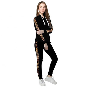 Survêtement empilé respirant léger pour femmes de qualité supérieure décontracté Fitness motif solide avec décorations de saison d'hiver - Product Image 3