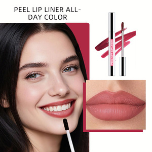 Le crayon à lèvres à surface mate n'est pas facile à estomper, ne laisse pas de traces sur la tasse, est waterproof et ne retire pas le maquillage. - Product Image 2