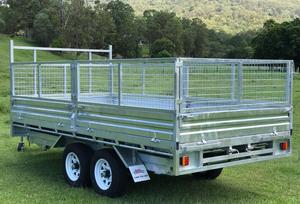 New Ozzi 3500kg 14x7 Flat Top Tipper <b>Trailer</b> with Ramps <b>Cargo</b> & Utility <b>Trailers</b> - Product Image 5