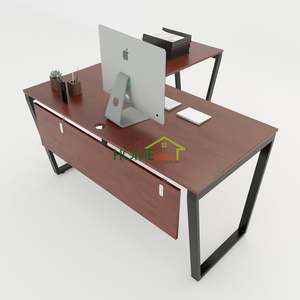 HBTC017 - Bureau en forme de L au design contemporain, concept trapèze, assemblage requis - 150x140 - Product Image 1