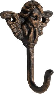 Crochet simple fixé au mur de décor à la maison de fonte avec la conception unique (petit angle) - Product Image 2