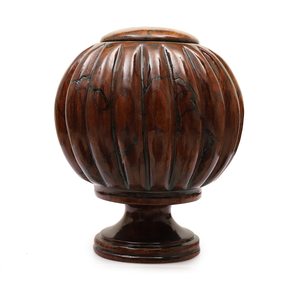 Handmade Turn Wood & Resin Cremation Urn for Human for Male Female <b>Keepsake</b> Urn <b>Box</b> for Adults - Product Image 5