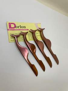 ที่ปัดขนตาสแตนเลสสีโรสโกลด์อุปกรณ์ติดขนตาแบบยั่งยืนฉลากตามสั่ง - Product Image 4