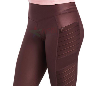 Cómodas mallas deportivas transpirables para mujer con parche en la rodilla para deportes de trabajo, pantalones de equitación, ropa de trabajo - Product Image 4