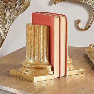 King Chess Figure Bookends Decorative Metal <b>Book</b> Ends Handcrafted <b>Book</b> Holder <b>For</b> Office Home Library Desk <b>Decor</b> - Product Image 6